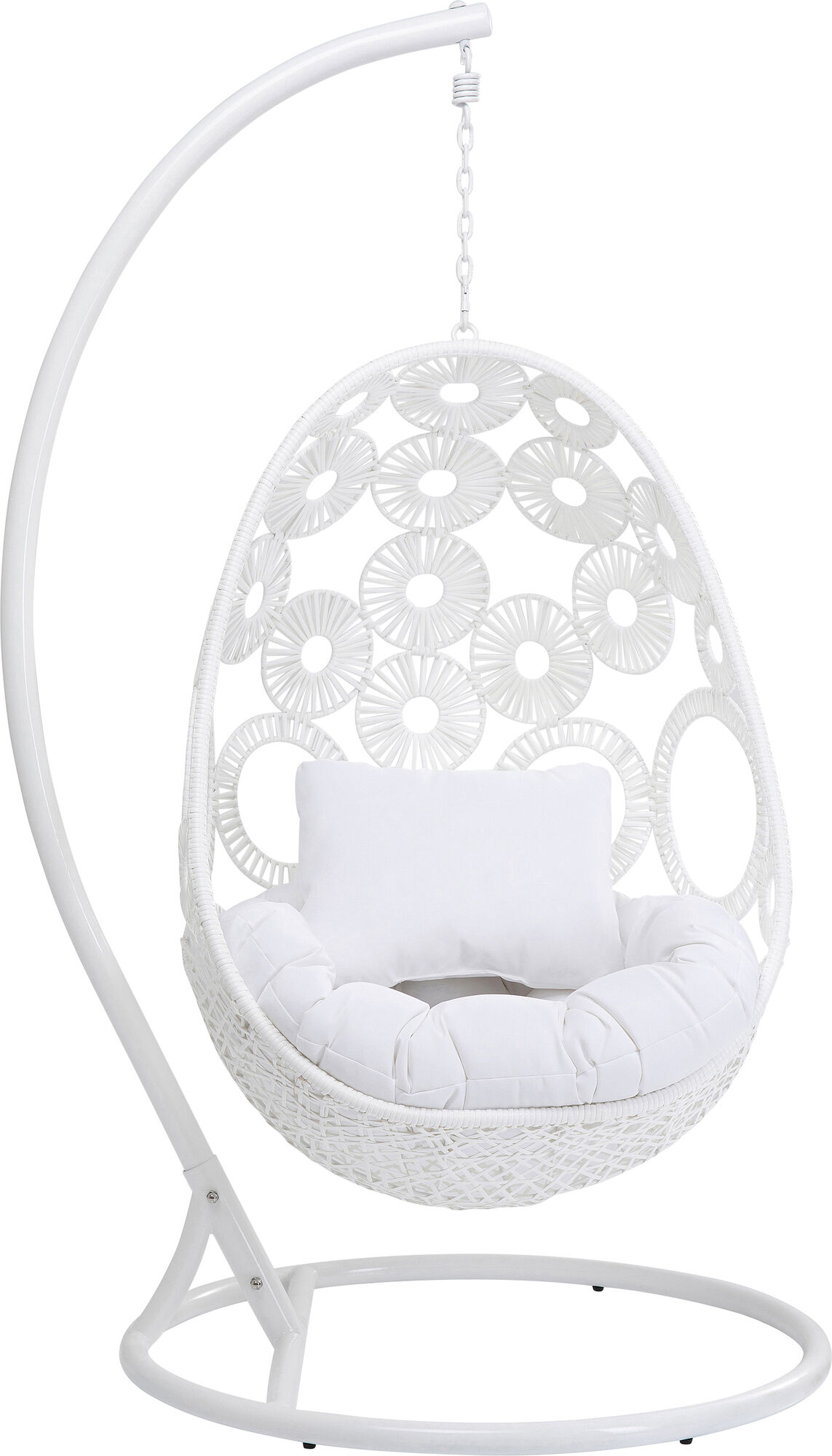 Hängesessel Ibiza Weiß – Grafik-1.