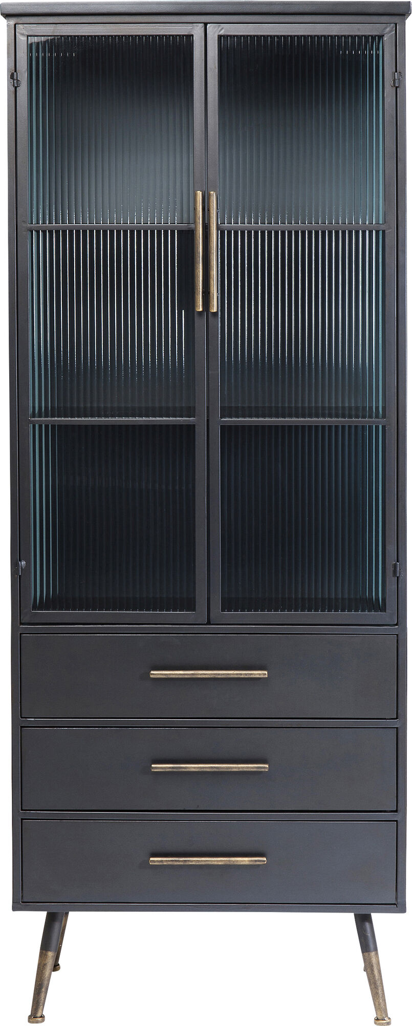 Hochschrank La Gomera 2 Türen 3 Schübe – Grafik-1.