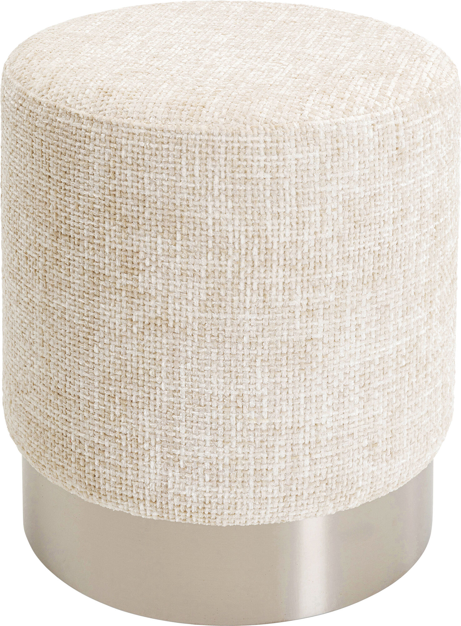 Hocker Berry High Silber Beige Ø39cm – Grafik-1.