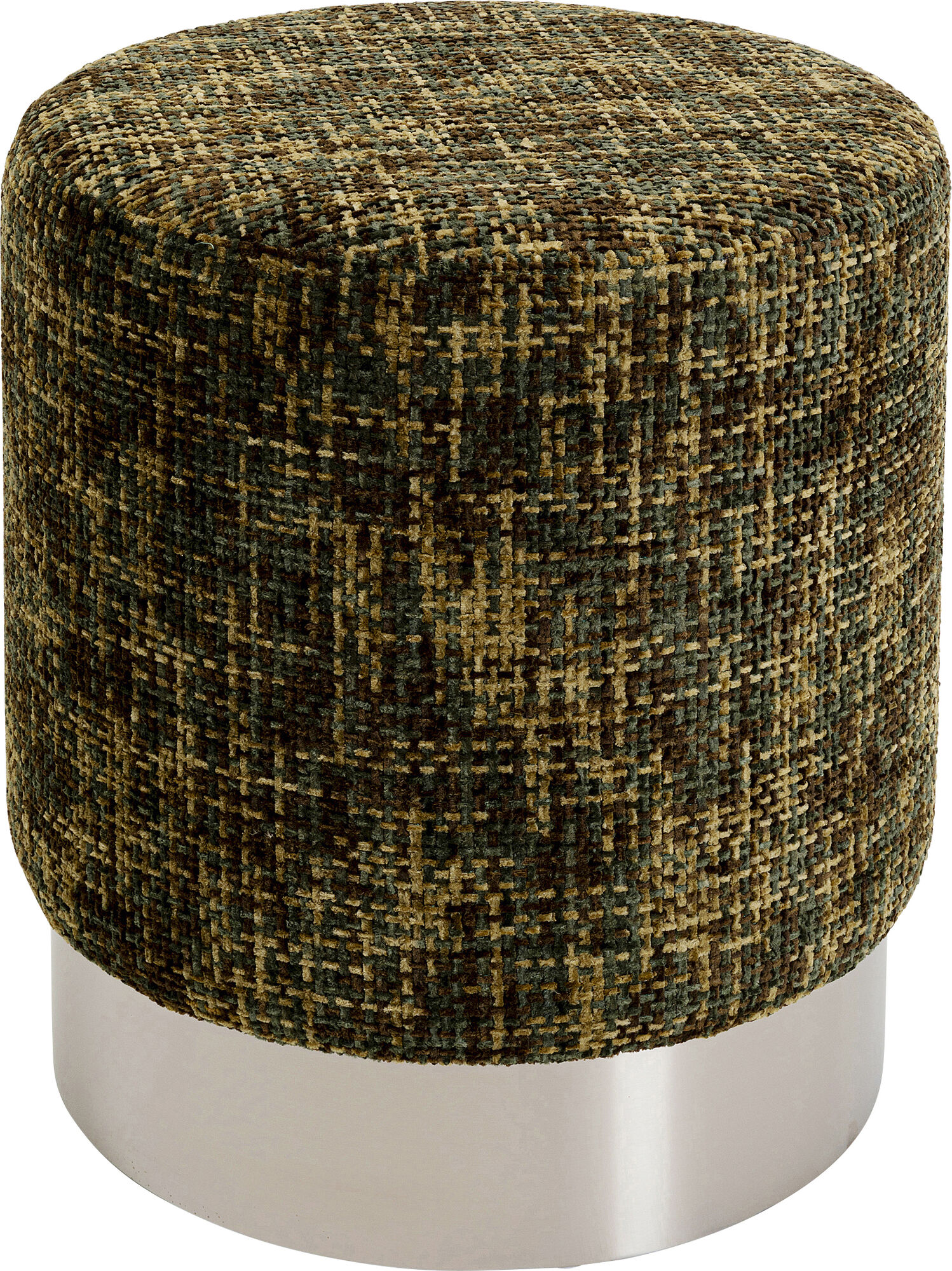 Hocker Berry High Silber Grün Ø39cm – Grafik-1.