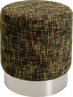 Hocker Berry High Silber Grün Ø39cm – Grafik-1.