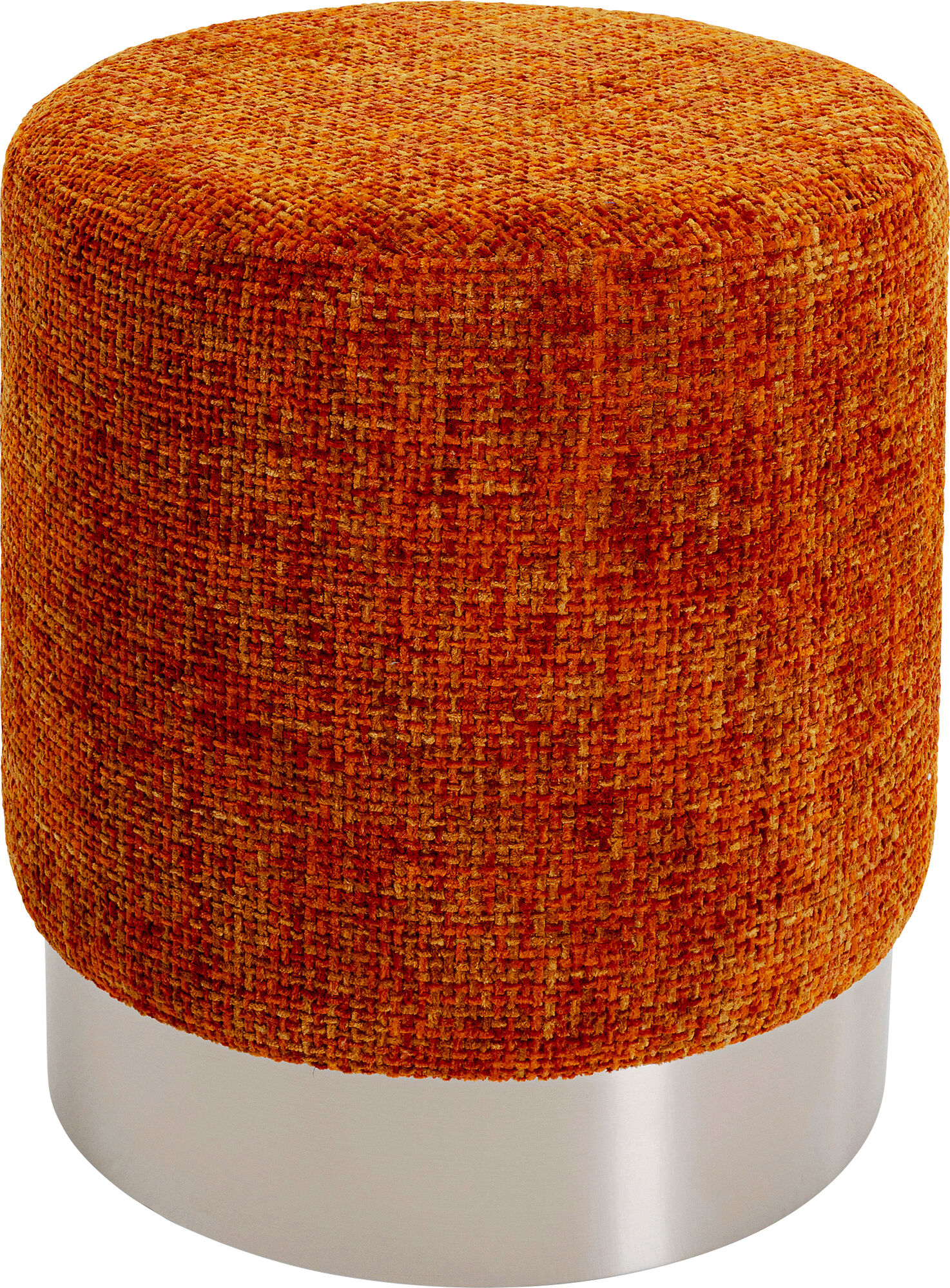 Hocker Berry High Silber Orange Ø39cm – Grafik-1.