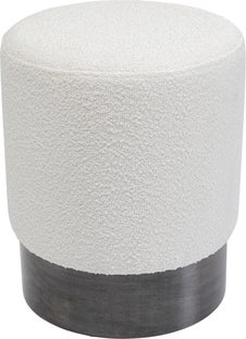 Hocker Cherry Boucle Creme Smoke Ø35cm – Grafik-1.