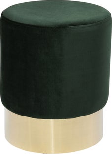 Hocker Cherry Dunkelgrün Brass Ø35cm – Grafik-1.