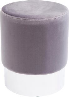 Hocker Cherry Hellgrau Silver Ø35cm – Grafik-1.