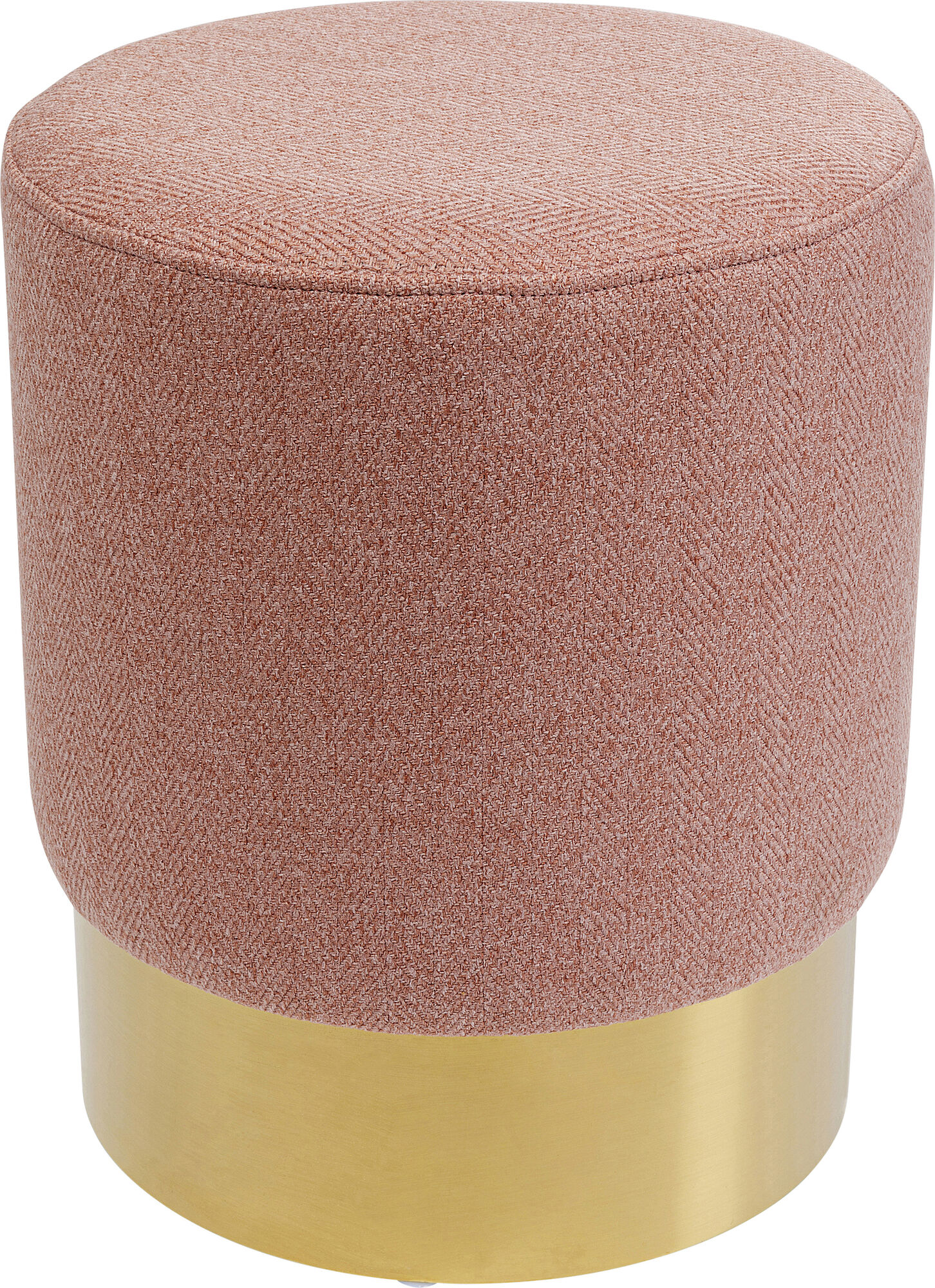 Hocker Cherry Lina Rose Brass Ø35cm - Einzelstück – Grafik-1.