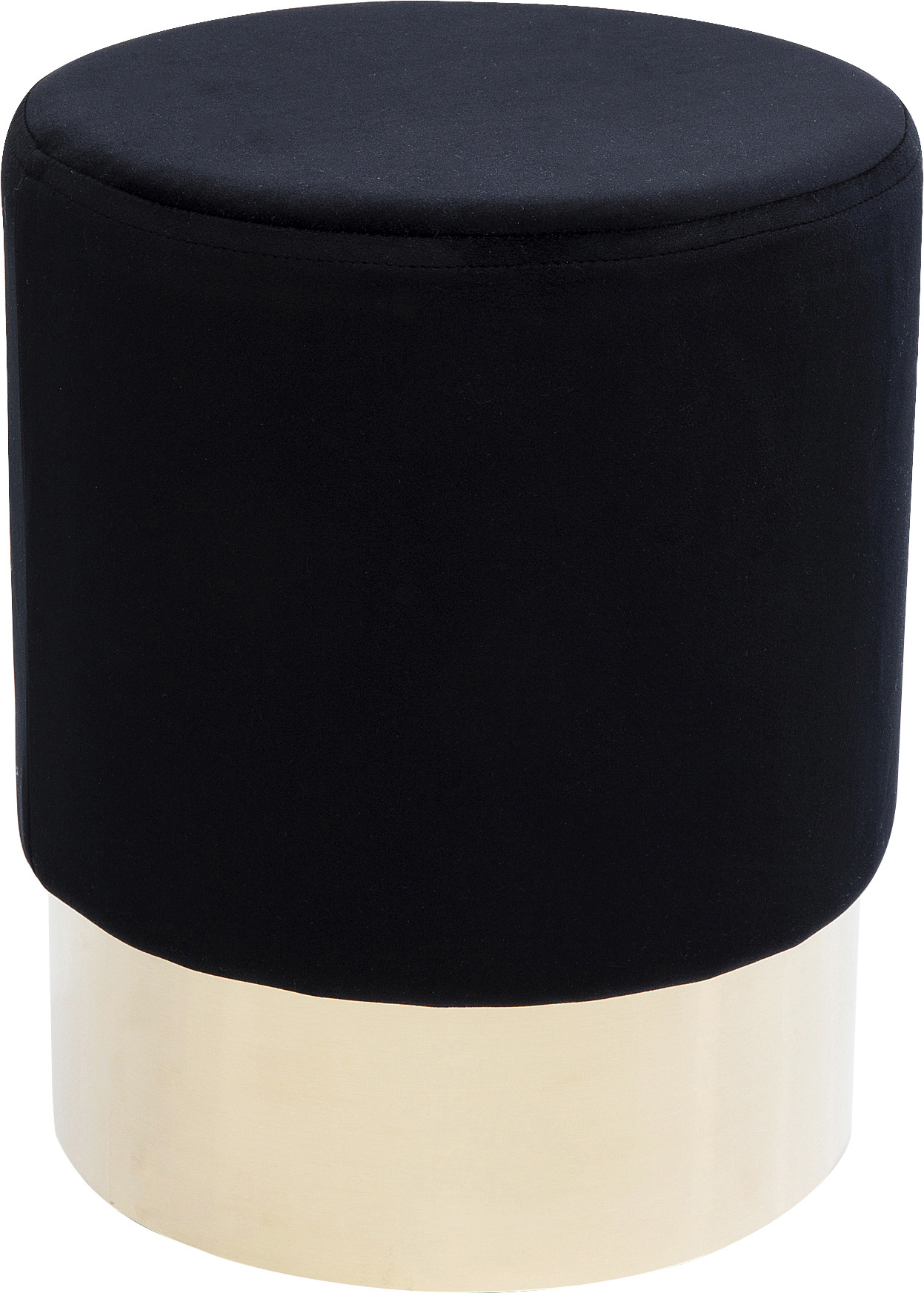 Produkt: Hocker Cherry Schwarz Brass Ø35cm.