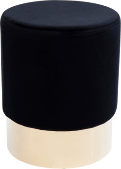 Produkt: Hocker Cherry Schwarz Brass Ø35cm.