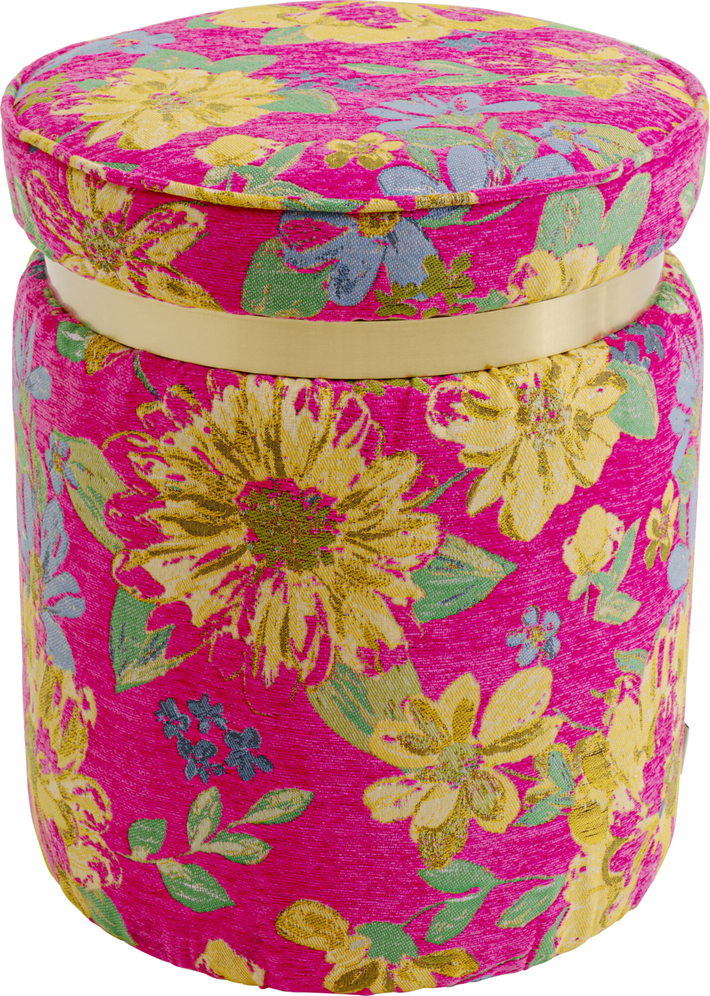 Hocker Flower Fever Pink Ø39cm – Grafik-1.
