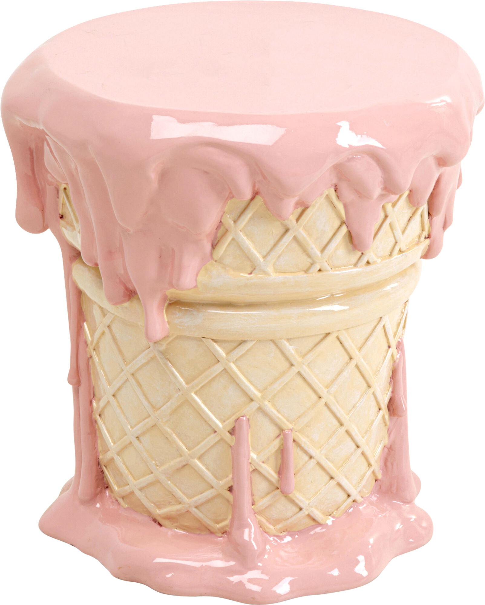 Hocker Ice Cream Pink Ø37cm – Grafik-1.