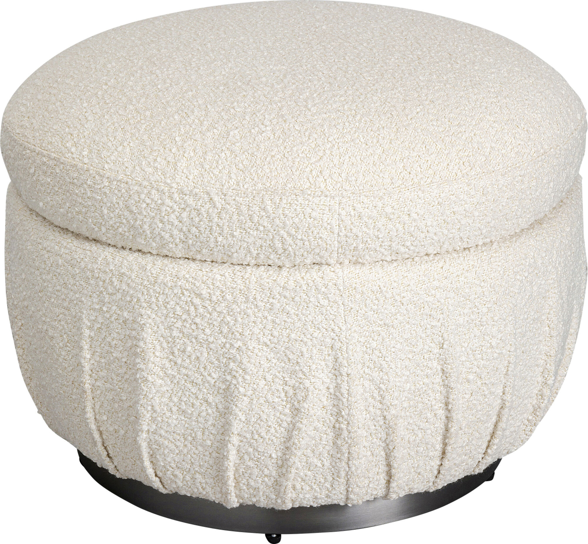 Hocker Nube Boucle Ø56cm - Einzelstück – Grafik-1.