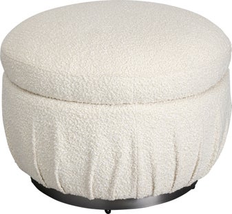 Hocker Nube Boucle Ø56cm - Einzelstück – Grafik-1.