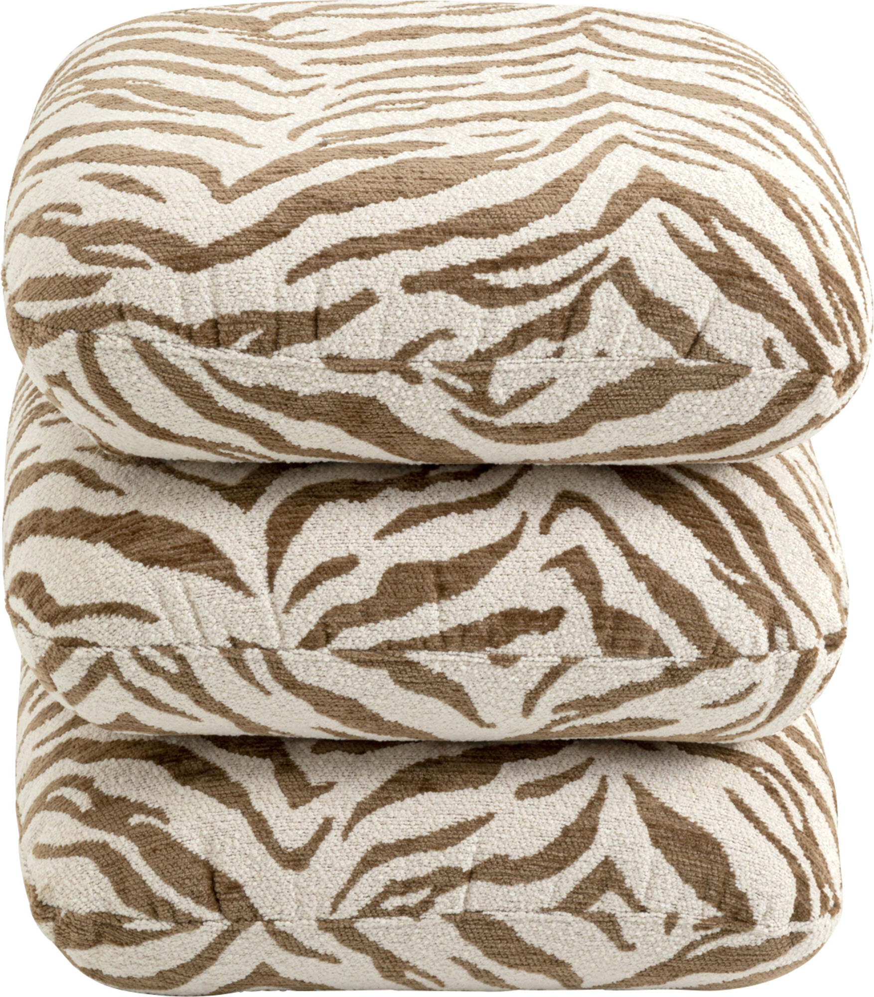 Hocker Pepino Tiger Braun 45x45cm – Grafik-1.