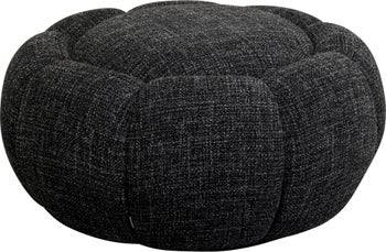Hocker Peppo Bloom Melange Schwarz Ø72cm – Grafik-1.
