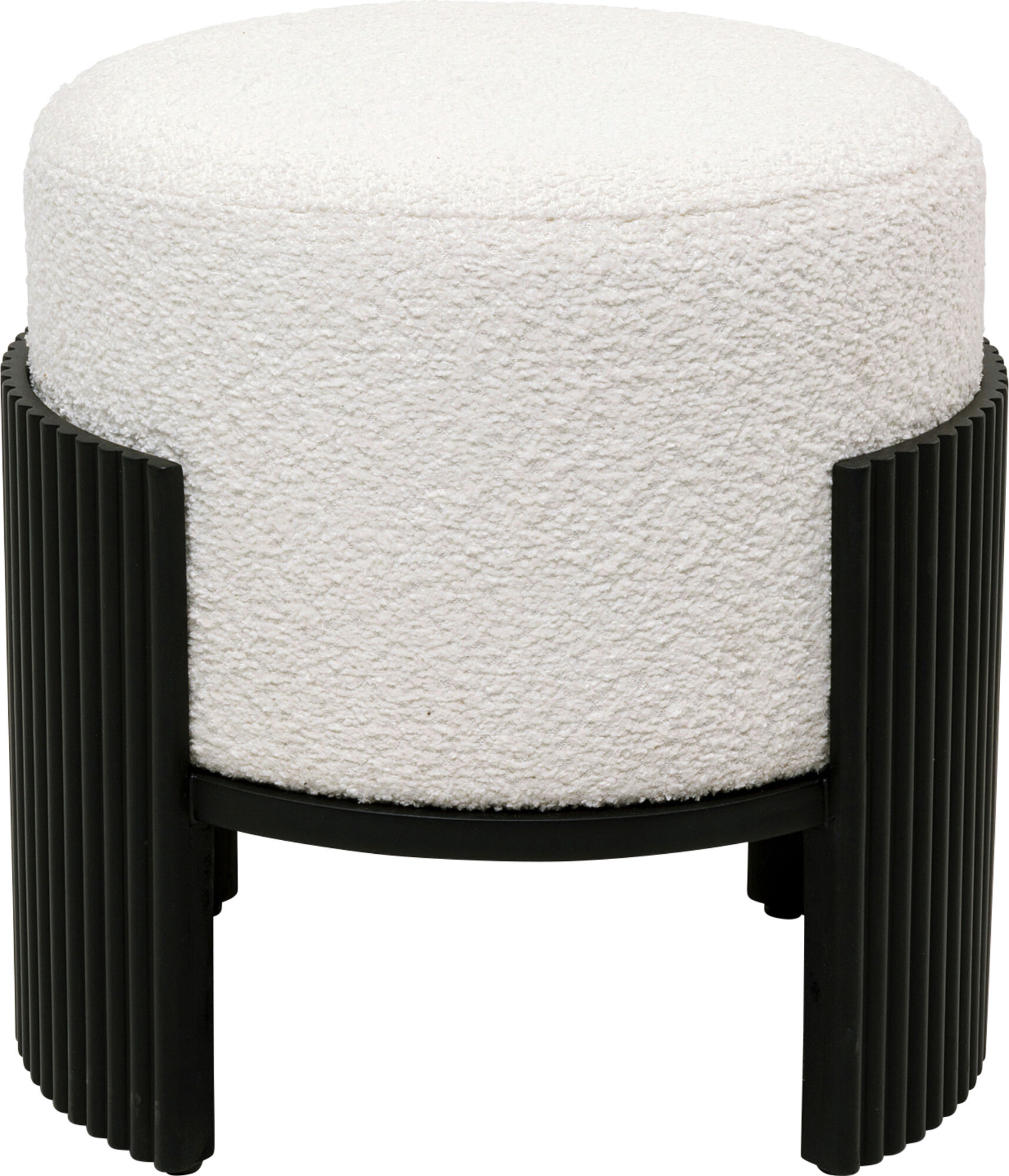 Hocker Samu Schwarz Ø43cm – Grafik-1.