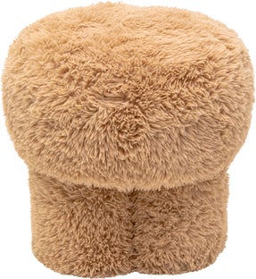 Hocker Softy Beige Ø49cm – Grafik-1.