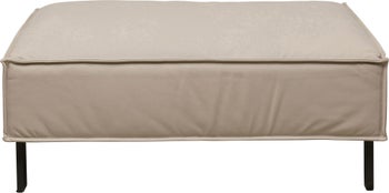 Hocker Victor Leder Grau – Grafik-1.