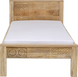 Holzbett Puro Hoch 100x200cm – Grafik-1.