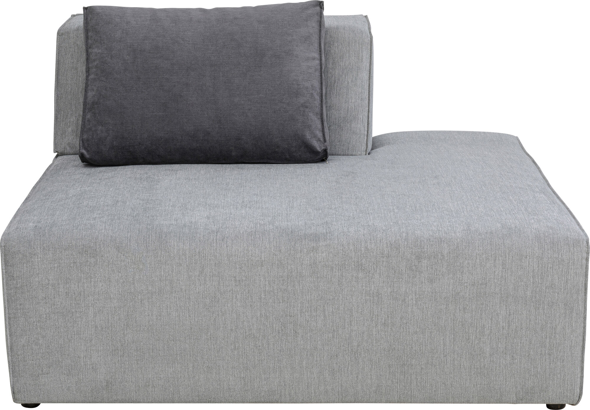 Infinity Ottomane Semi Elements Grau Rechts – Grafik-1.