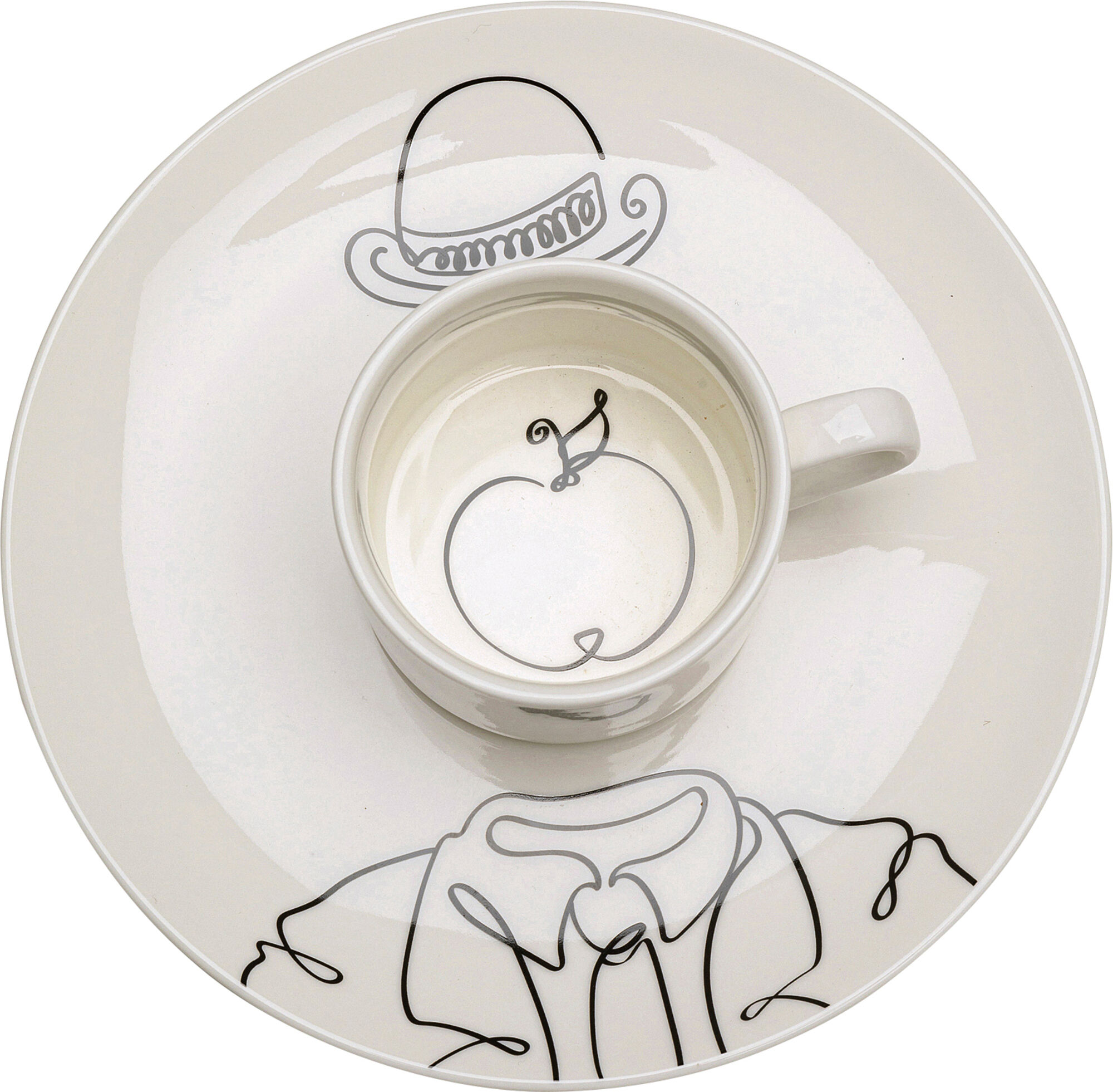 Kaffeetasse Favola Apple (2/tlg.) – Grafik-1.