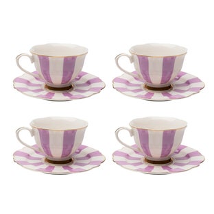 Kaffeetasse Harlequin Lila (4/tlg.) – Grafik-1.