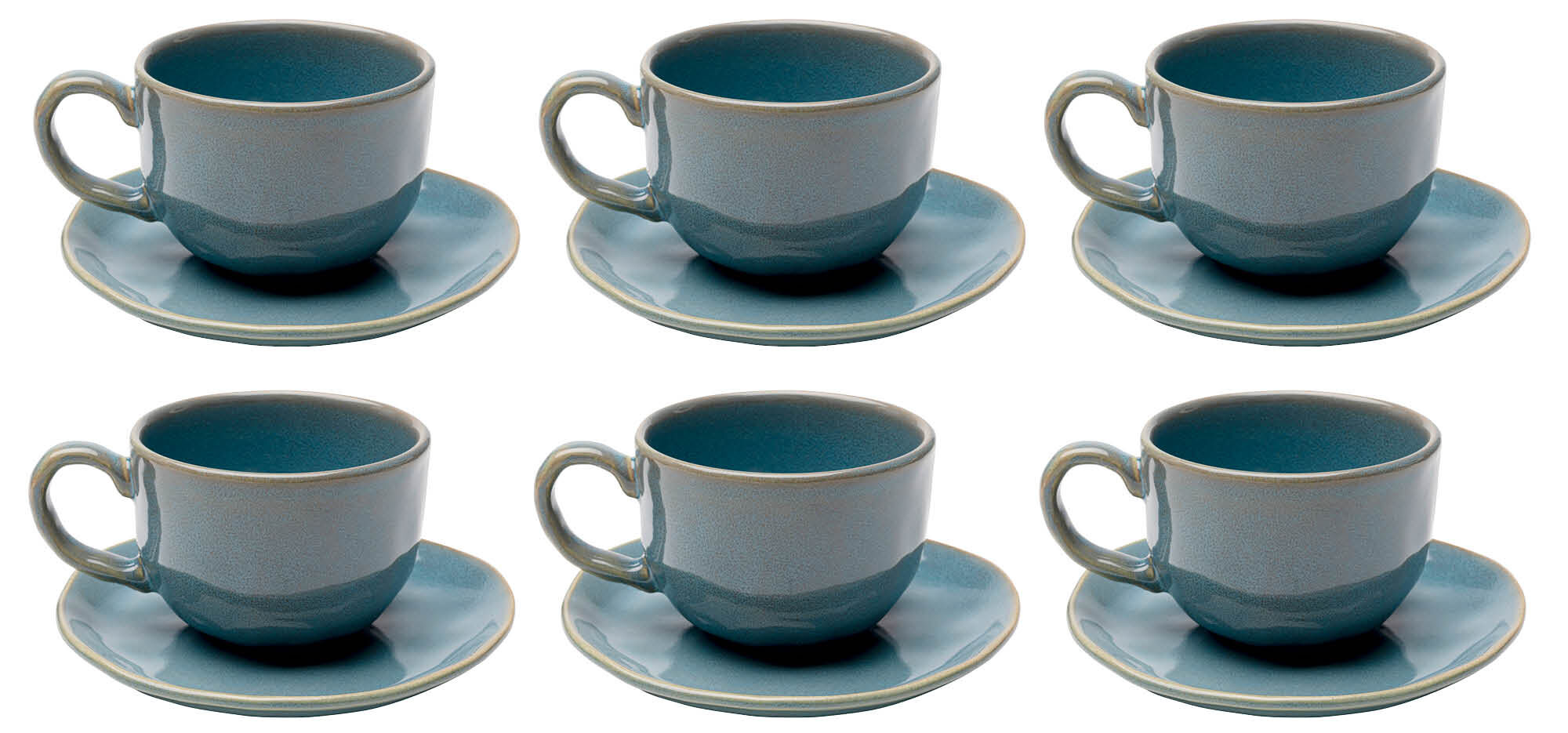 Kaffeetasse Organic Türkis (4/tlg.) – Grafik-1.