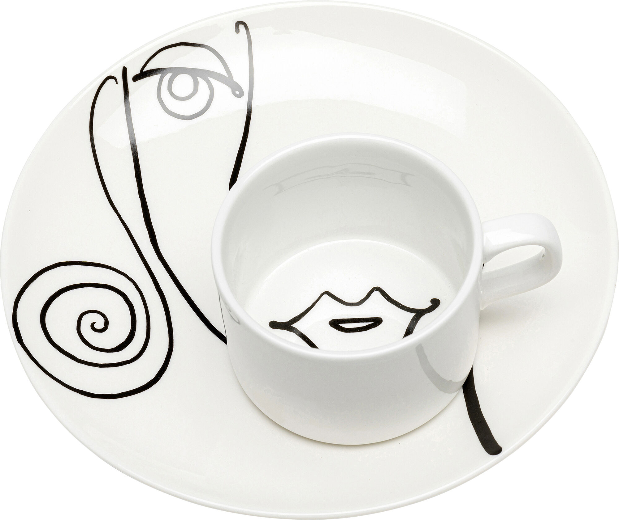Kaffeetasse Viso Donna  (2/tlg.) – Grafik-1.