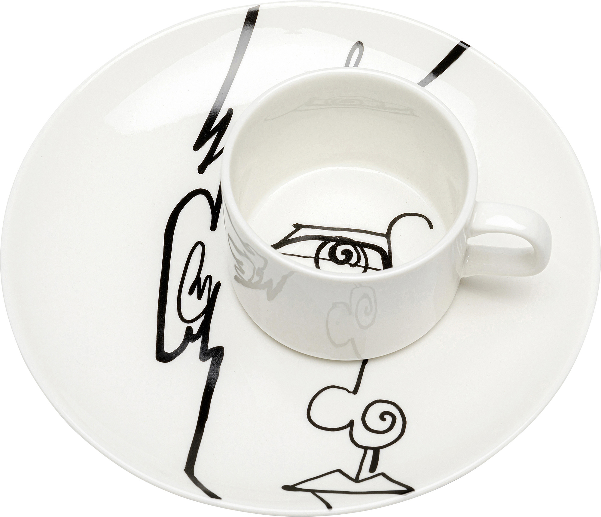 Kaffeetasse Viso Uomo (2/tlg.)
