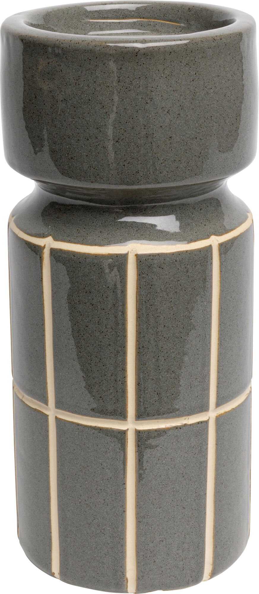 Kerzenständer Bliss Tile Blau 25cm – Grafik-1.