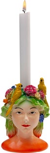 Kerzenständer Parrot Lady 15cm – Grafik-1.