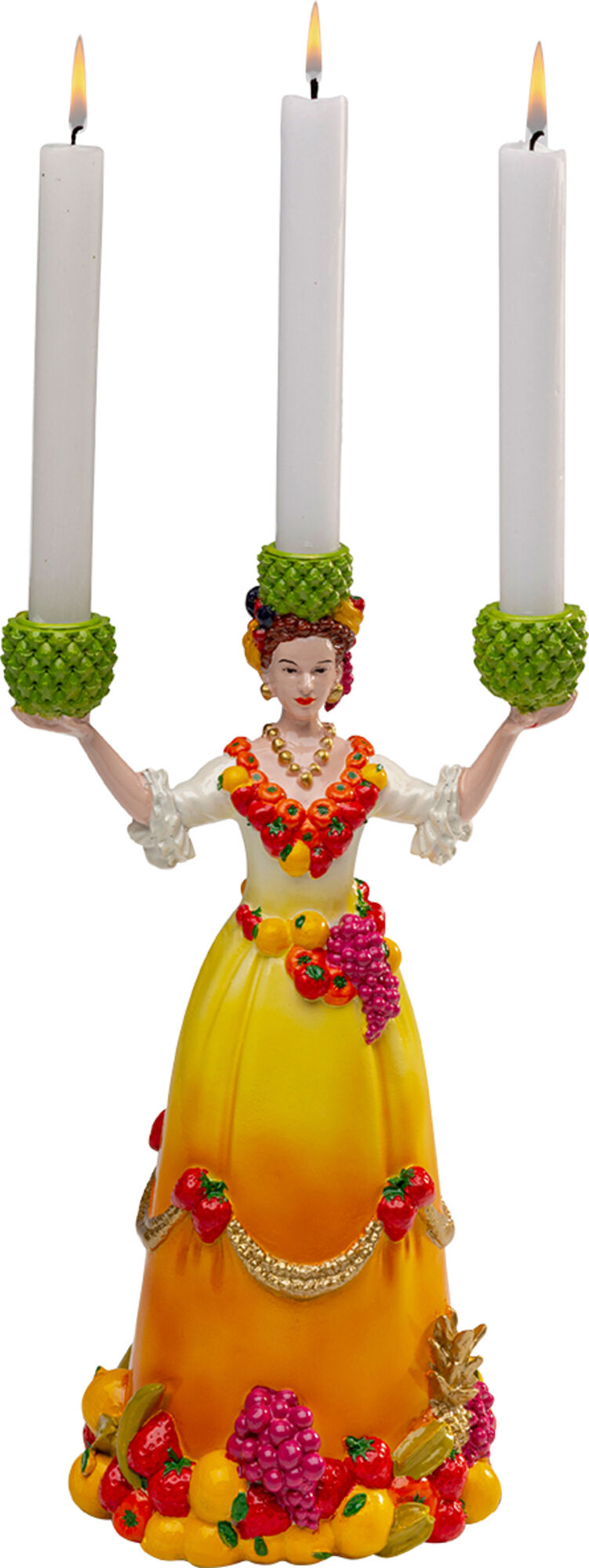 Kerzenständer Pineapple Lady 36cm – Grafik-1.