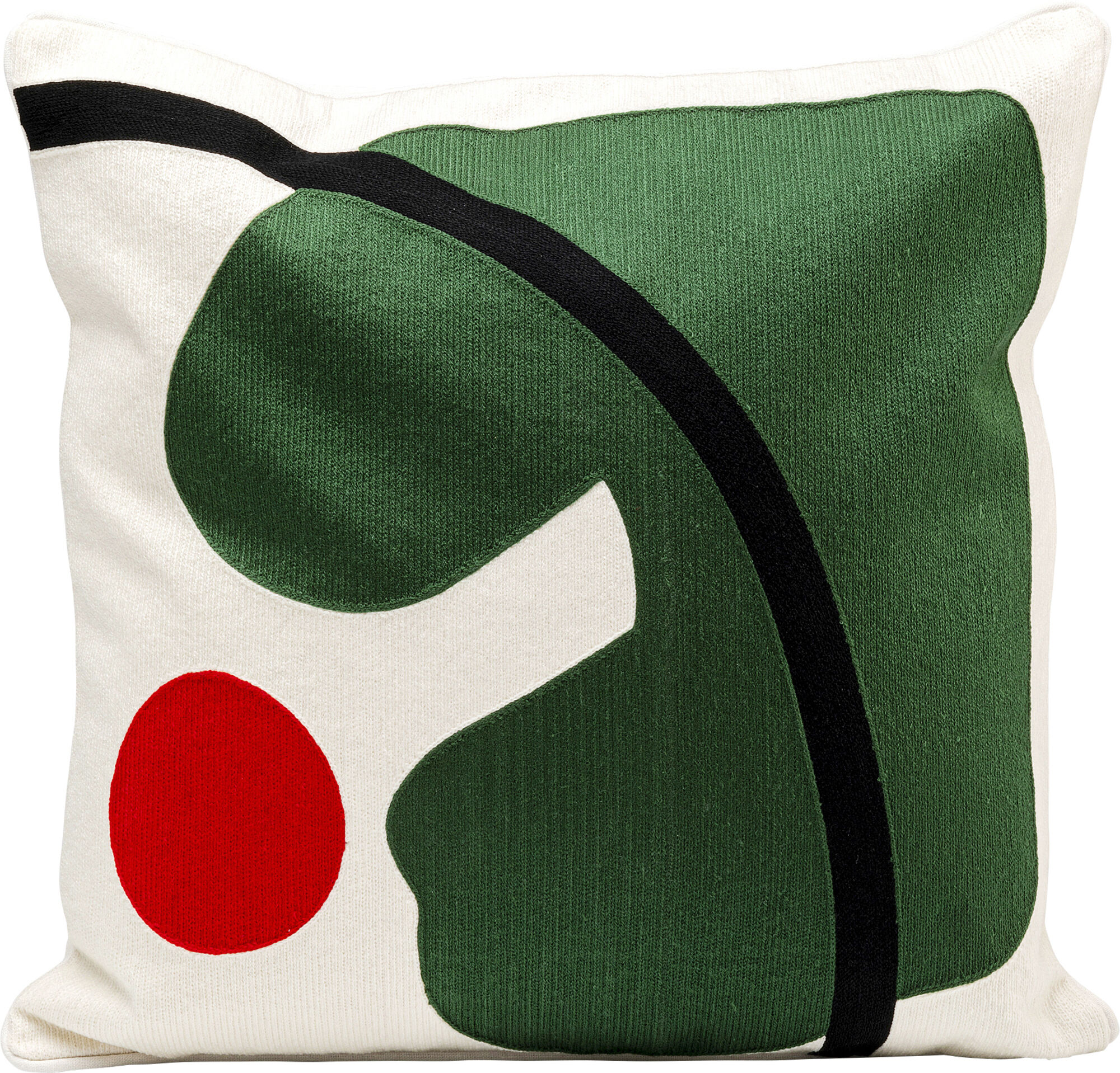 Kissen Art Line Grün 50x50cm – Grafik-1.