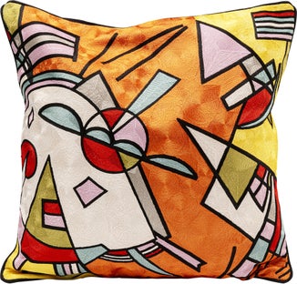 Kissen Art Line Orange 50x50cm – Grafik-1.