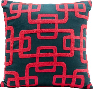 Kissen Chain Pink 45x45cm – Grafik-1.