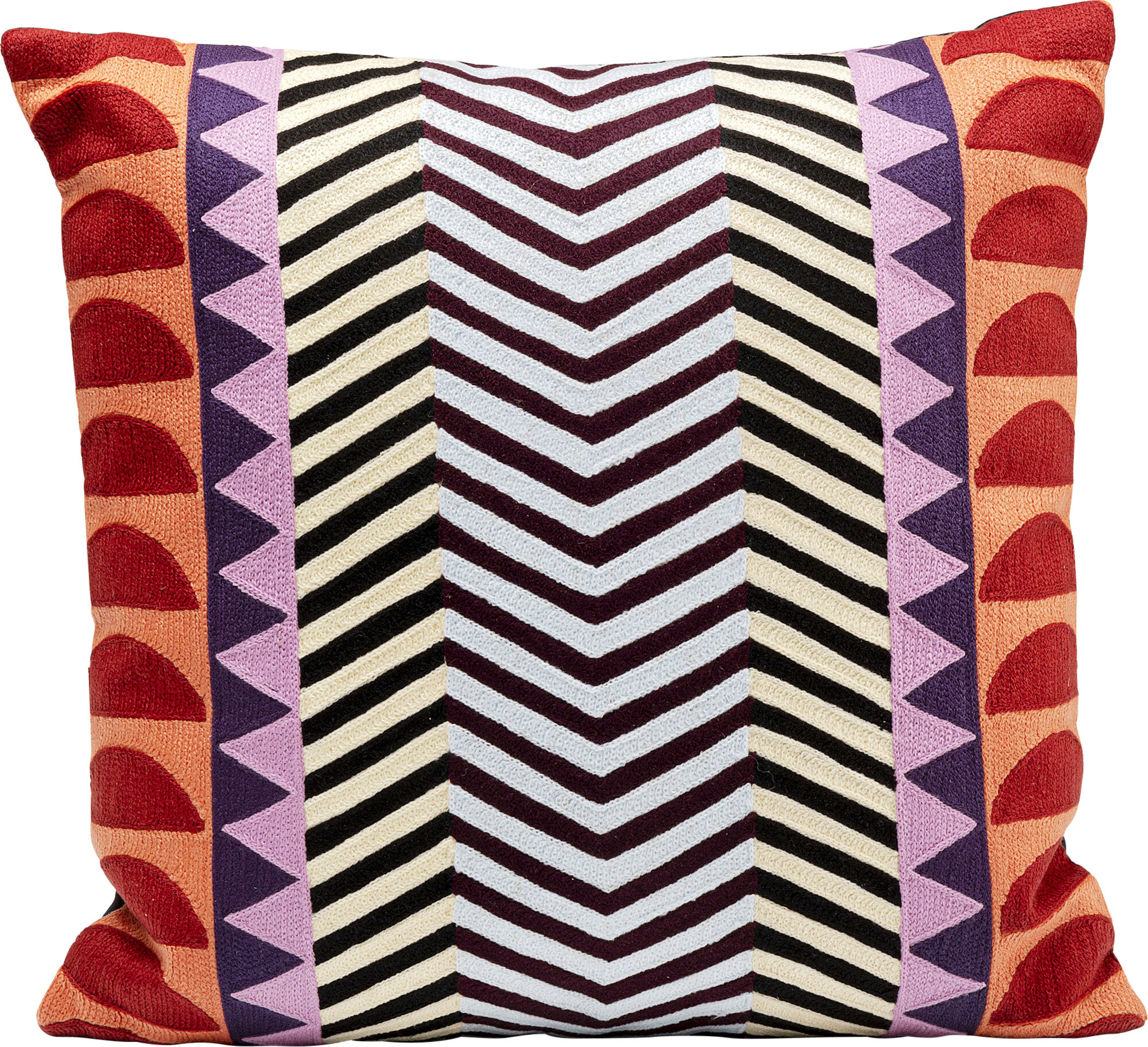 Kissen Colour Block Zig Zag 45x45cm – Grafik-1.