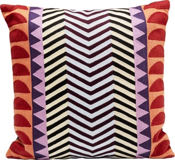 Kissen Colour Block Zig Zag 45x45cm – Grafik-1.