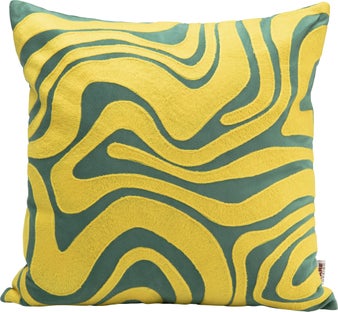 Kissen Electric Feeling Gelb 45x45cm – Grafik-1.