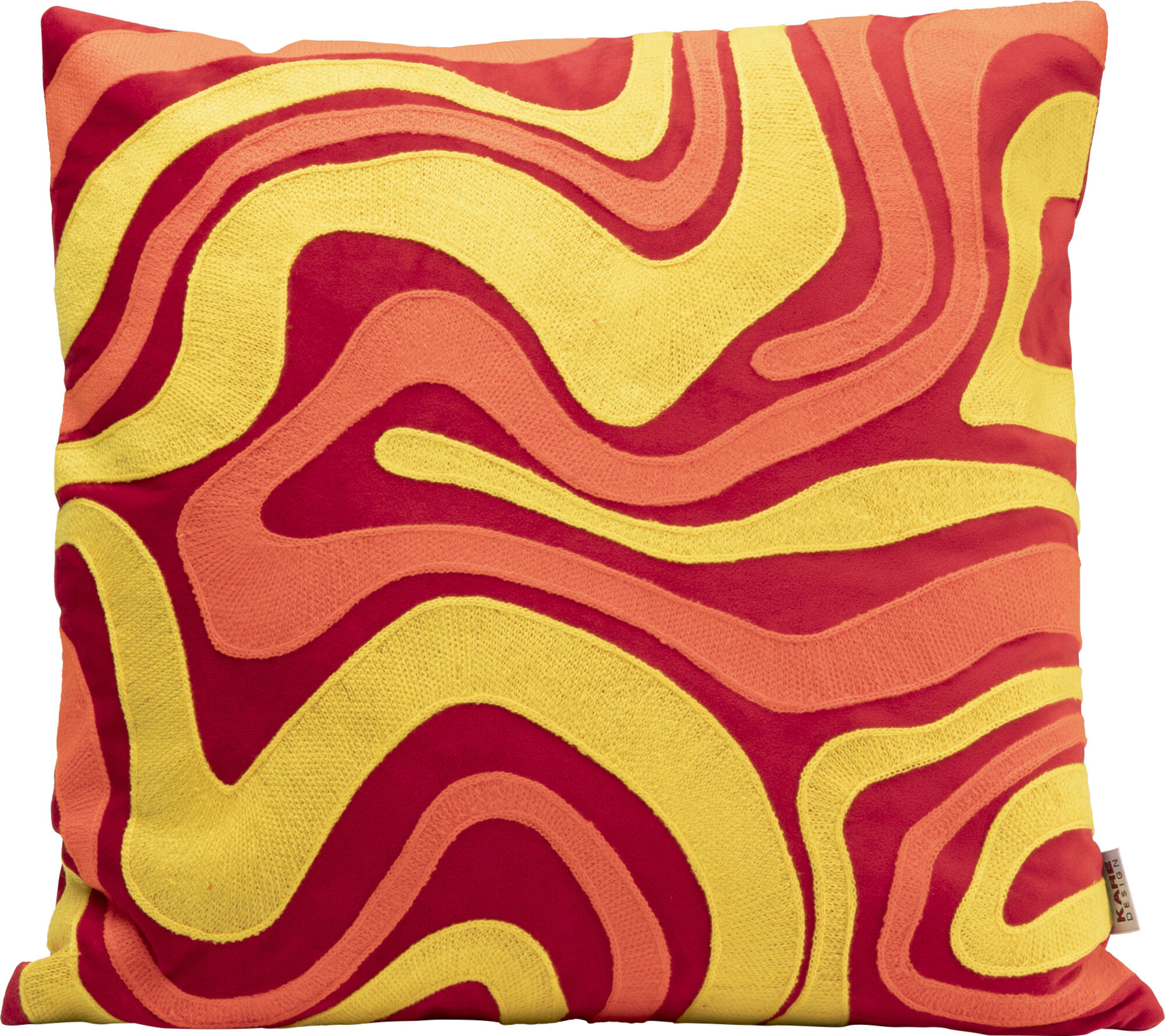 Kissen Electric Feeling Rot 45x45cm – Grafik-1.