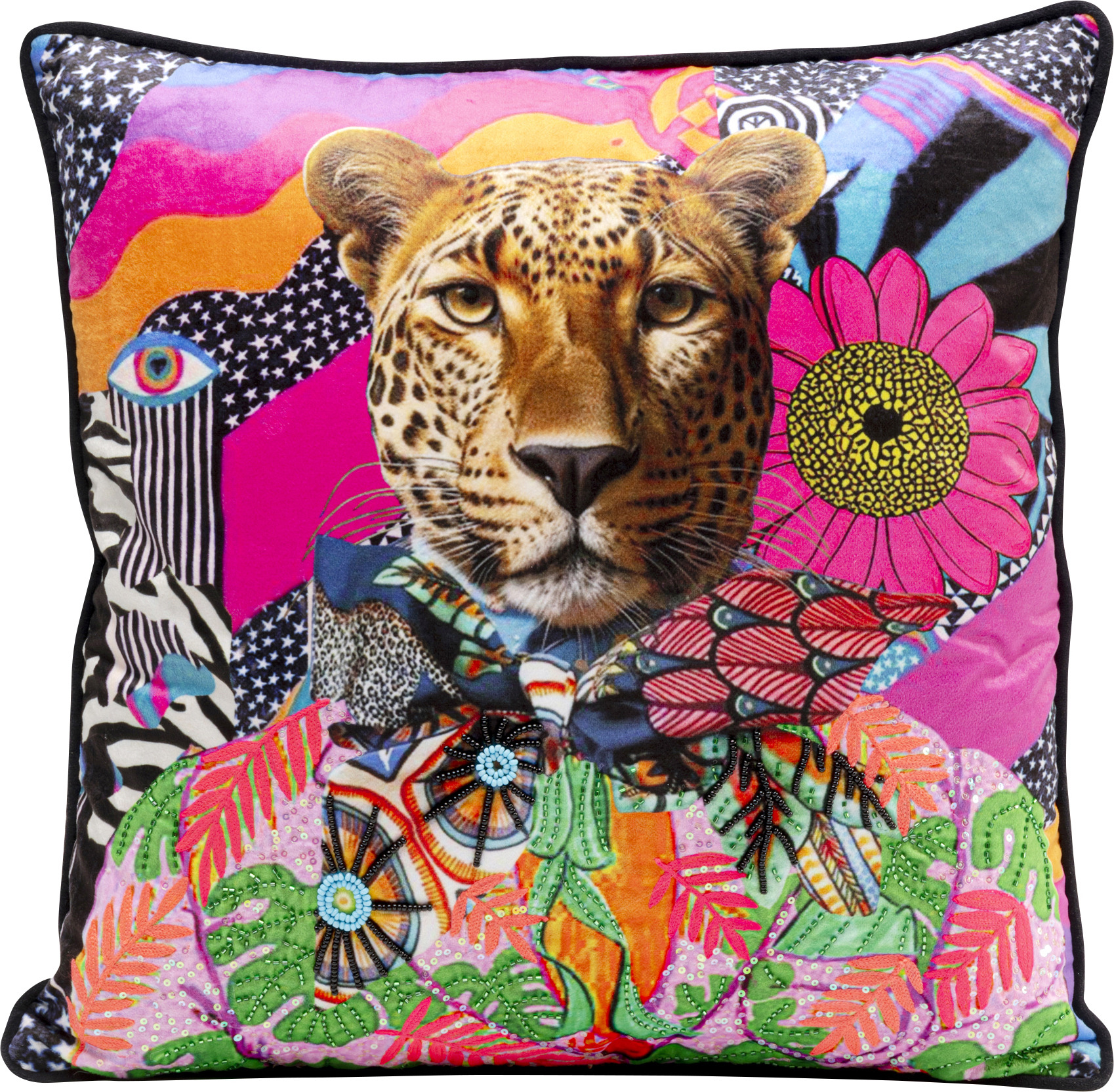 Kissen Fantasy Cheetah 45x45cm