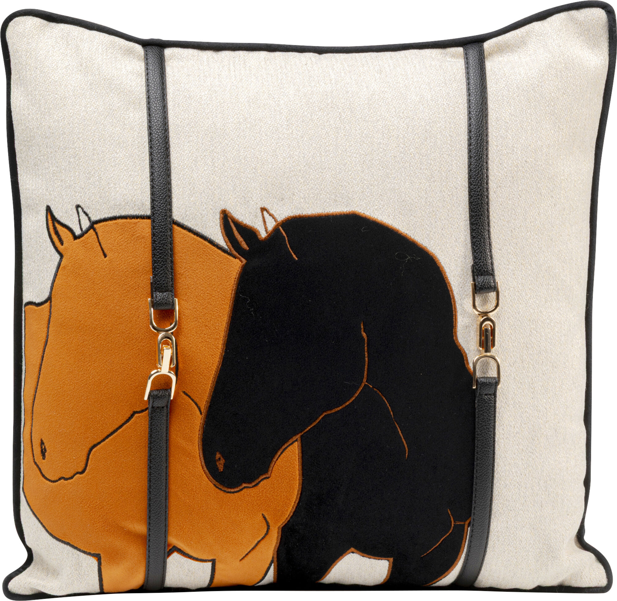 Kissen Horse Date Orange 45x45cm – Grafik-1.