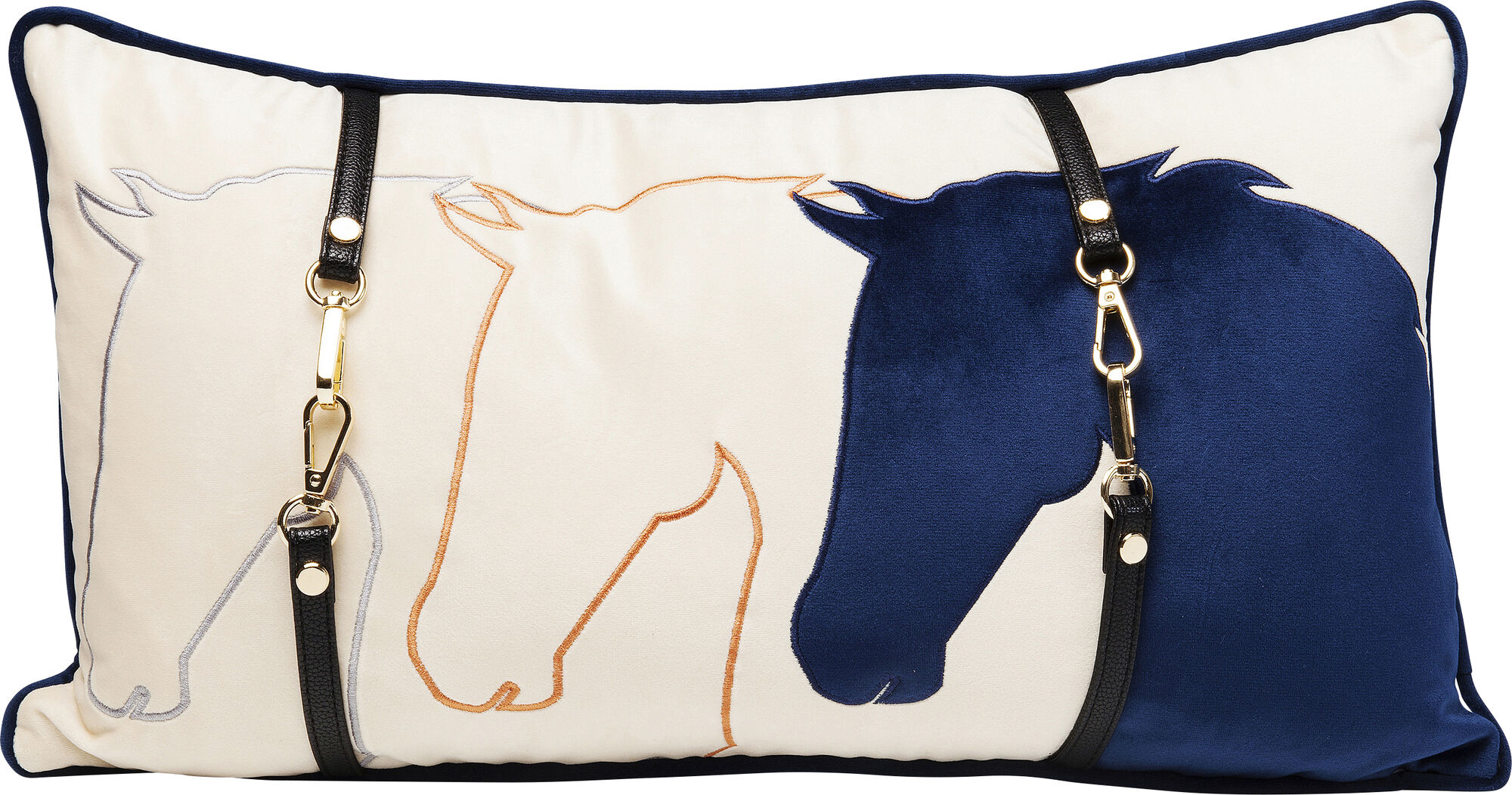 Kissen Horsefaces 28x50cm – Grafik-1.