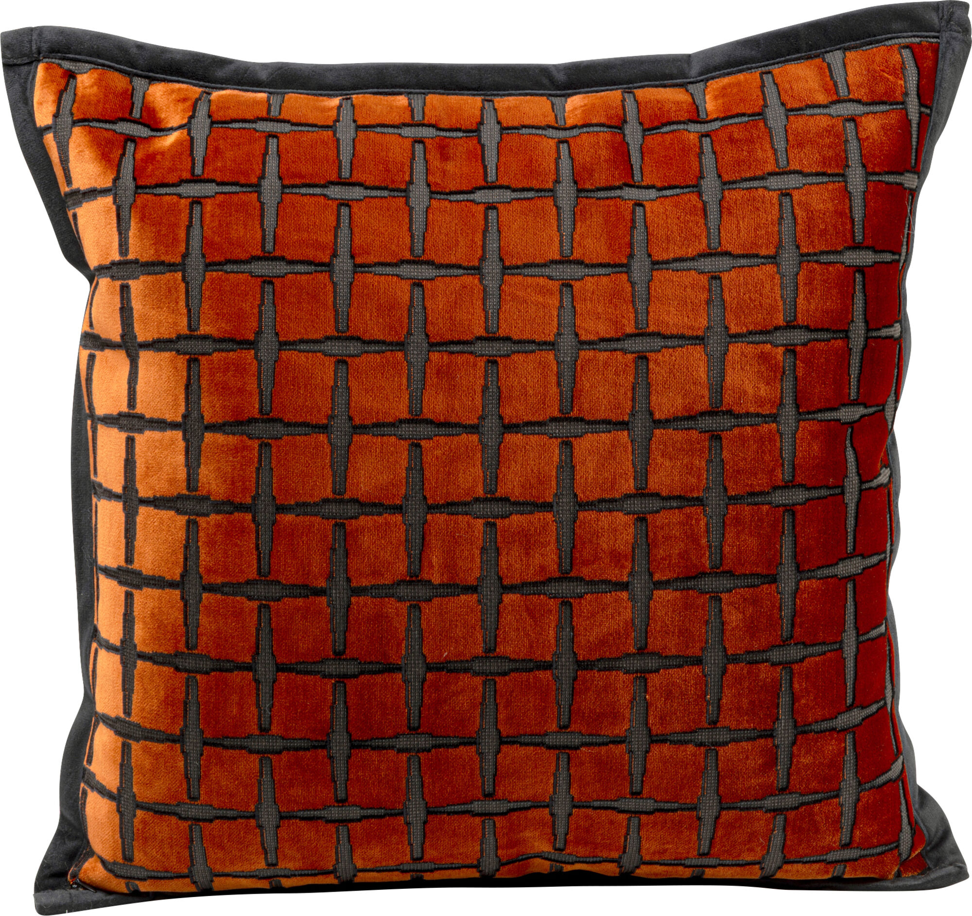 Kissen Jaqui Square Orange 45x45cm – Grafik-1.