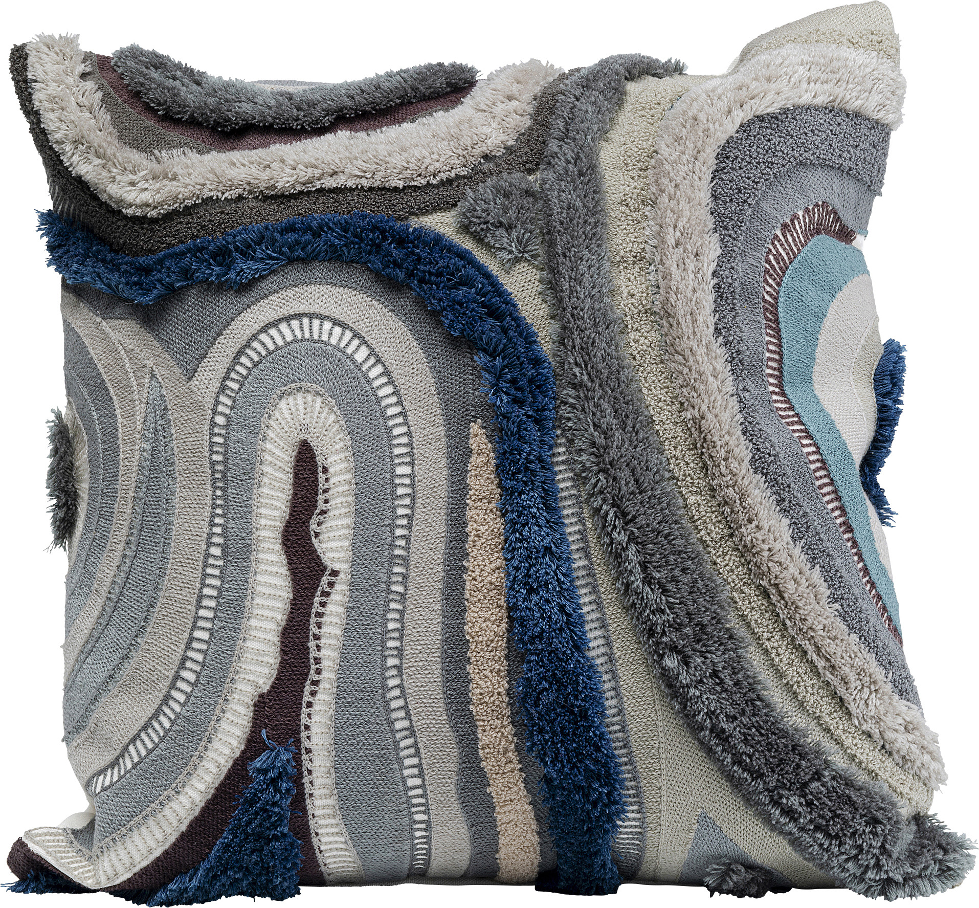 Kissen Lava Grau 45x45cm
