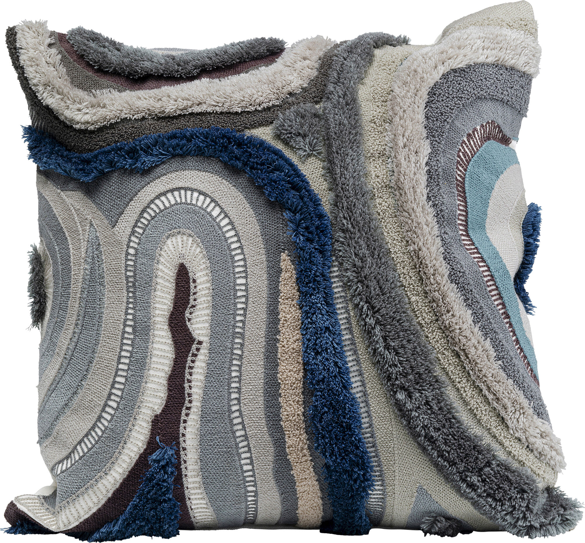 Kissen Lava Grau 45x45cm – Grafik-1.