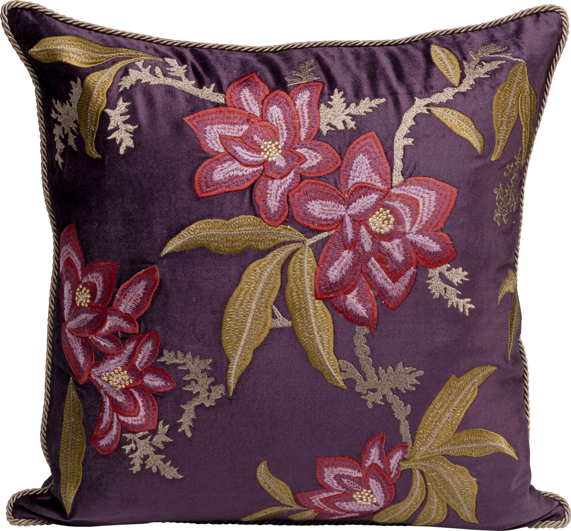 Kissen Lovely Flowers Lila 50x50cm – Grafik-1.