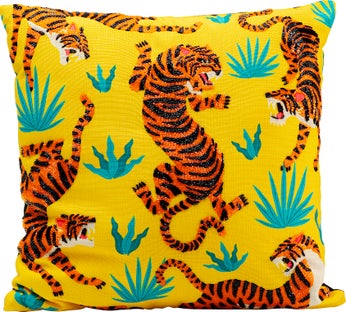 Kissen Tiger Love Gelb 45x45cm – Grafik-1.
