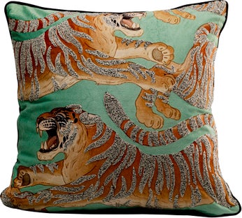 Kissen Tiger Love Mint 45x45cm – Grafik-1.