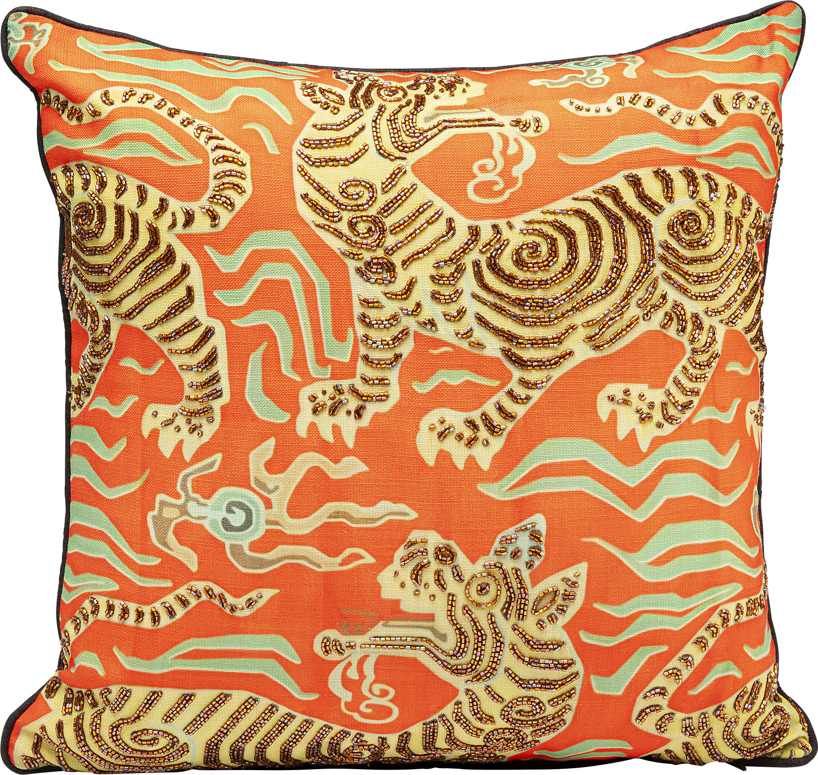 Kissen Tiger Love Rot 45x45cm – Grafik-1.