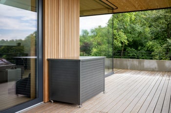 Kissenbox GILBERT 140x76x91 cm Alu anthrazit – Grafik-1.