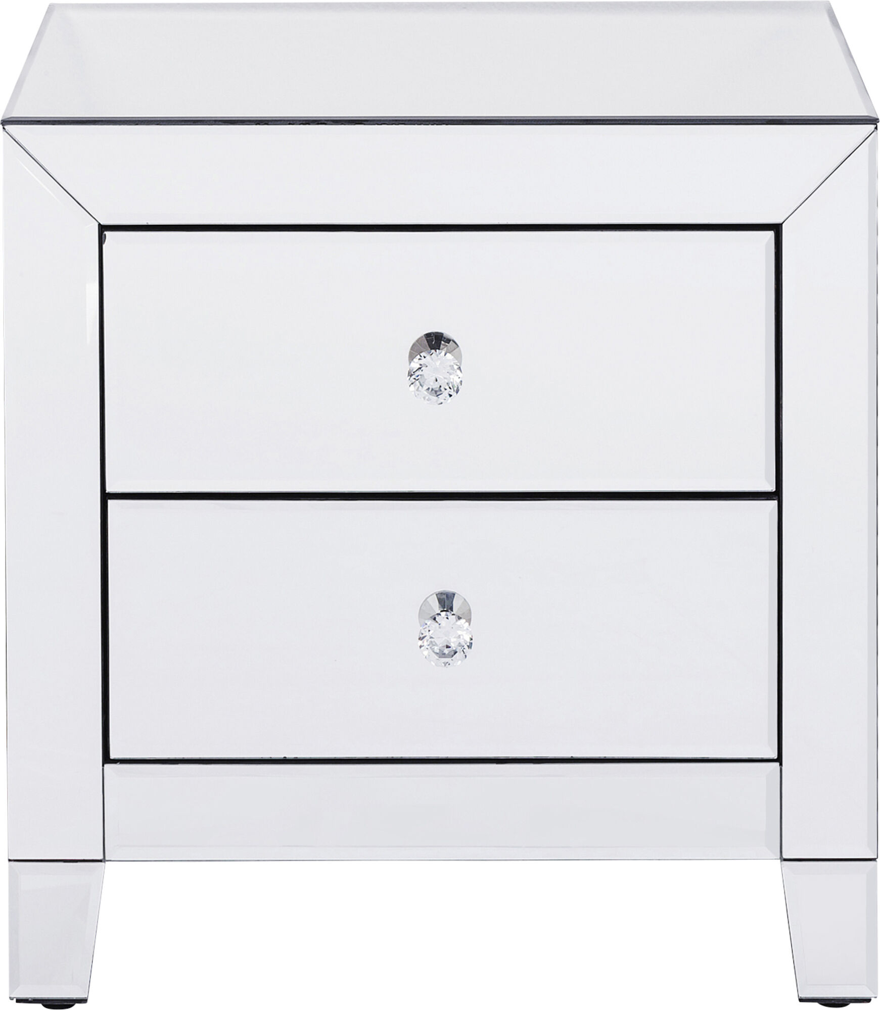 Kommode Klein Luxury 2 Schübe – Grafik-1.